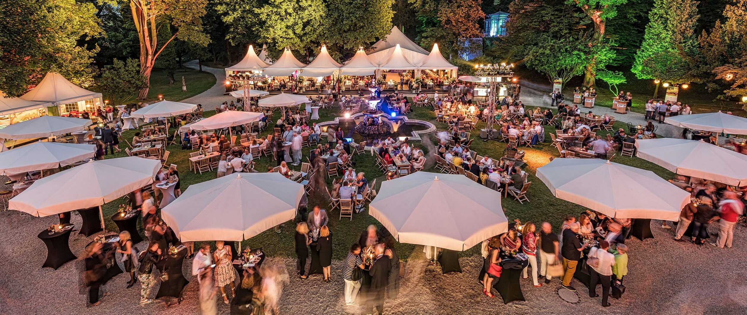 castle emmeram regensburg germany evening party